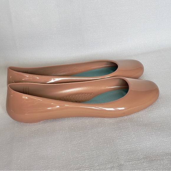 Oka B Taylor Shiny Ballet Flats Womens Size 10 - Picture 3 of 6